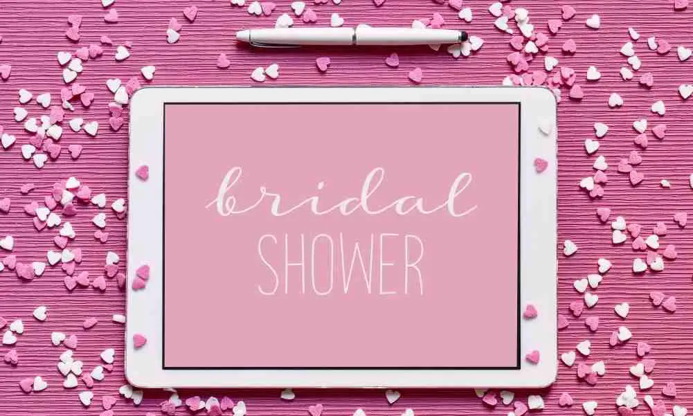 Virtual bridal shower