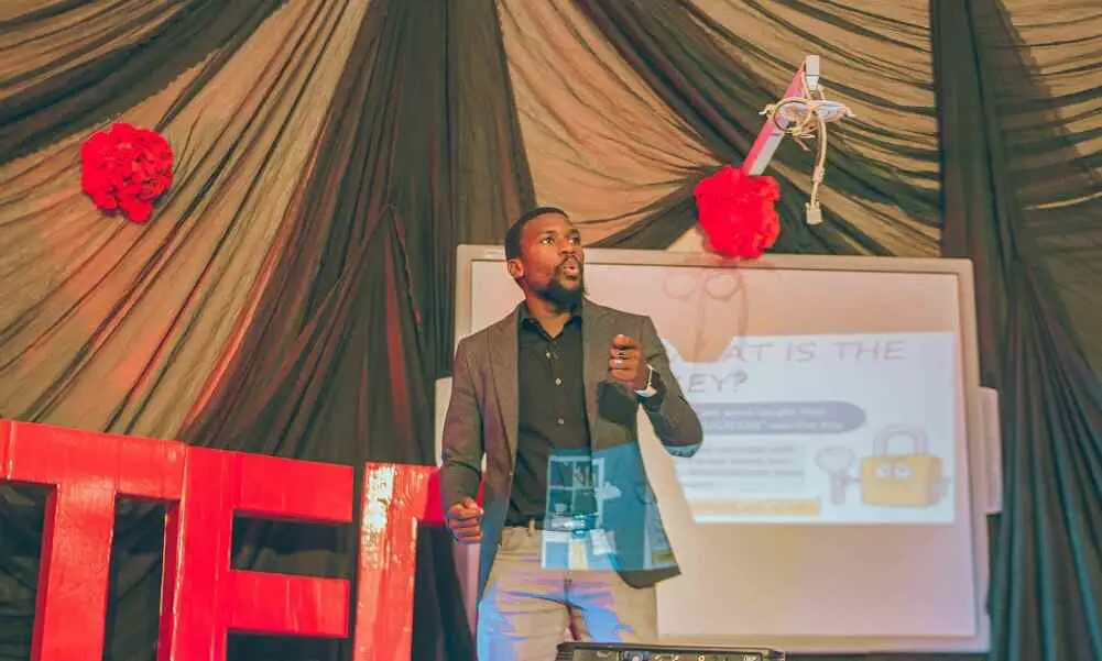During the concluded Tedx BayeroUniversity event, ARC. Khalifa Rabiu Tahir; CEO Construcshop, secretary-general of the NYE, and Global Shaper Member spoke on 'The new model of job economy'