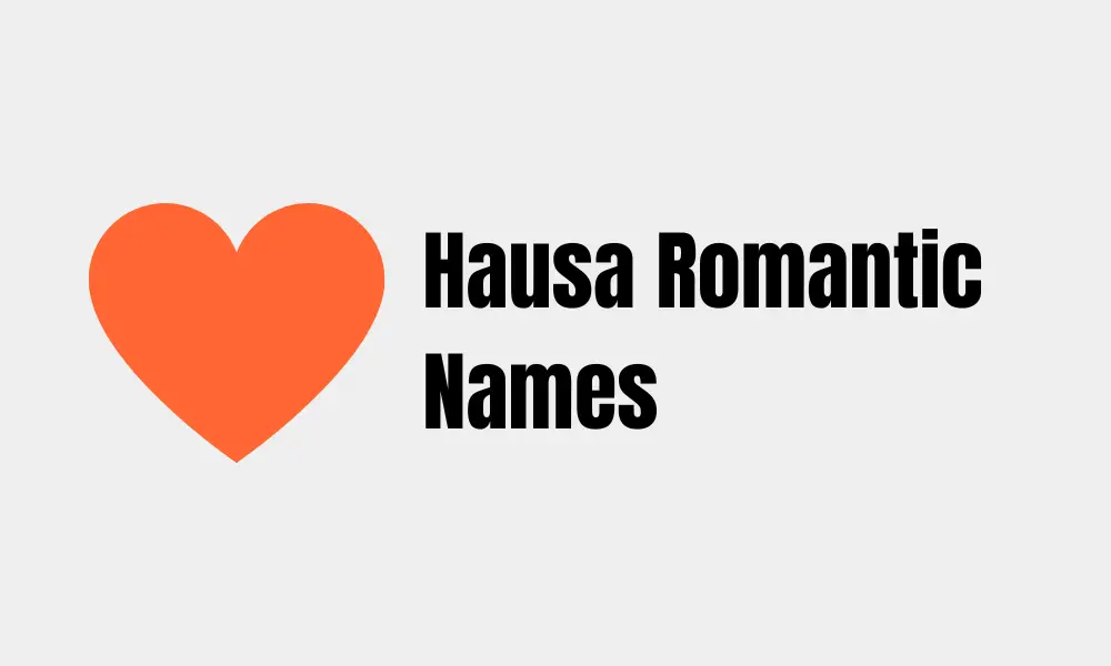 30+ Hausa Romantic Names You Can Call Your Partner